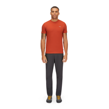 Load image into Gallery viewer, Rab Men&#39;s Basecamp 3 Peaks Short Sleeve Tee (Red Clay)
