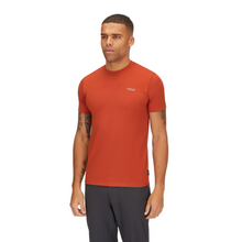 Load image into Gallery viewer, Rab Men&#39;s Basecamp 3 Peaks Short Sleeve Tee (Red Clay)
