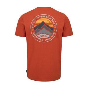 Rab Men's Basecamp 3 Peaks Short Sleeve Tee (Red Clay)