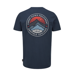 Rab Men's Basecamp 3 Peaks Short Sleeve Tee (Tempest Blue)