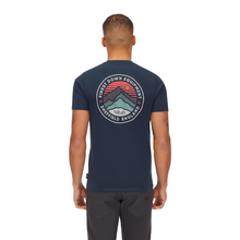 Load image into Gallery viewer, Rab Men&#39;s Basecamp 3 Peaks Short Sleeve Tee (Tempest Blue)
