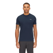 Load image into Gallery viewer, Rab Men&#39;s Basecamp 3 Peaks Short Sleeve Tee (Tempest Blue)
