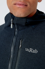 Load image into Gallery viewer, Rab Men&#39;s Capacitor Full Zip Hooded Fleece (Beluga)
