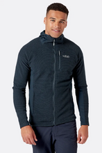 Load image into Gallery viewer, Rab Men&#39;s Capacitor Full Zip Hooded Fleece (Beluga)
