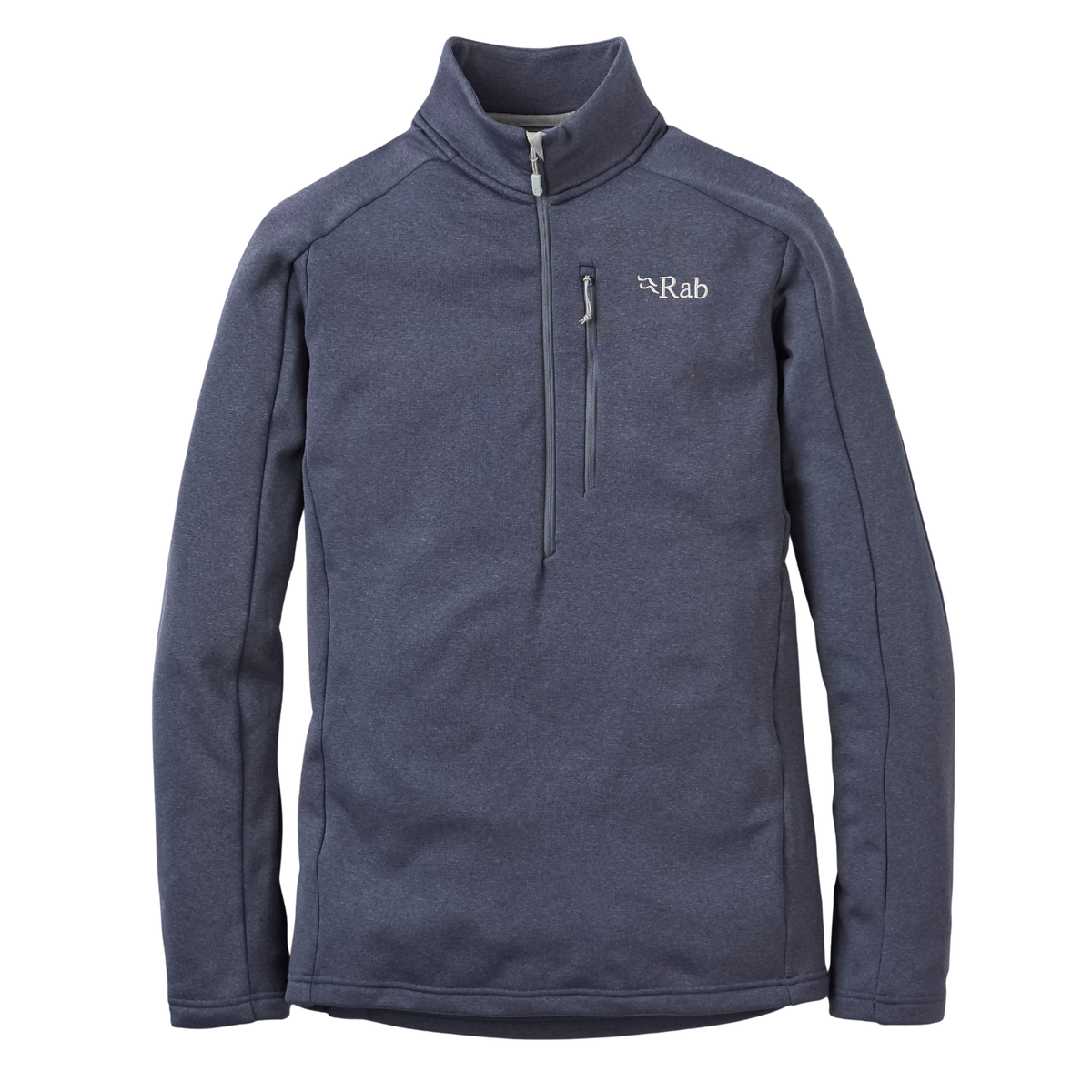 Rab Men's Covex Pull-On Half Zip Fleece Top Steel STE QFG-52