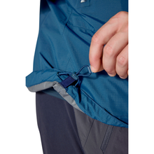 Load image into Gallery viewer, Rab Men's Downpour Mountain 2.5L Waterproof Jacket (Tempest Blue)
