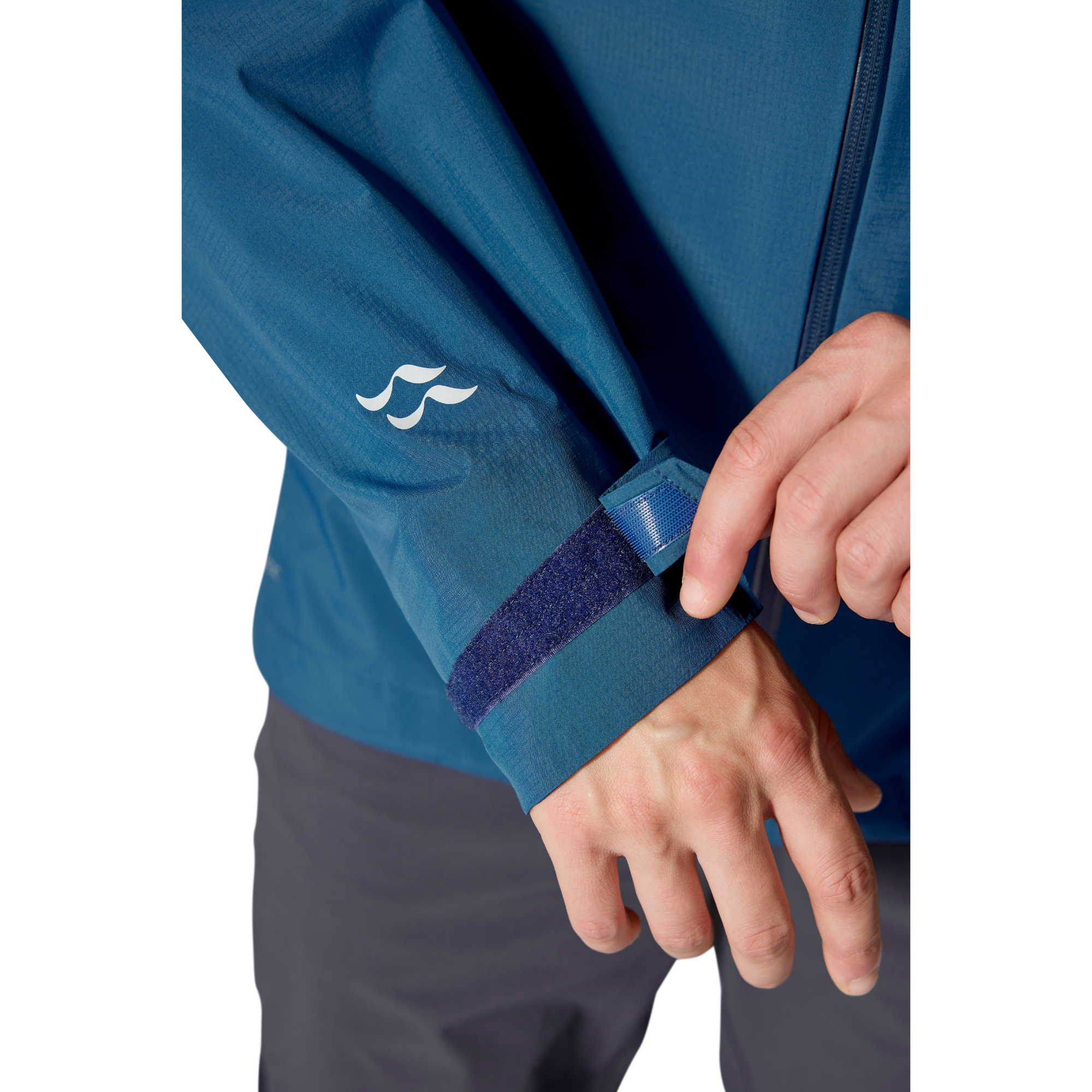 Rab Men's Downpour Mountain 2.5L Waterproof Jacket (Tempest Blue)