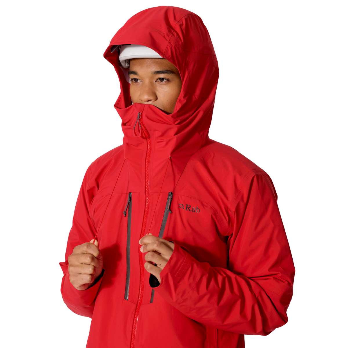 Rab Men's Firewall Guide 3L Waterproof Jacket Summit Red SUR QWI-81