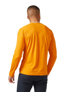 Rab Men's Force Long Sleeve Technical Tee (Marmalade)