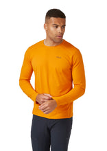 Load image into Gallery viewer, Rab Men&#39;s Force Long Sleeve Technical Tee (Marmalade)
