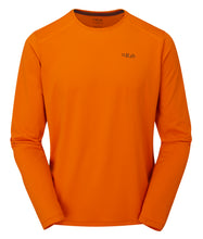 Load image into Gallery viewer, Rab Men&#39;s Force Long Sleeve Technical Tee (Marmalade)
