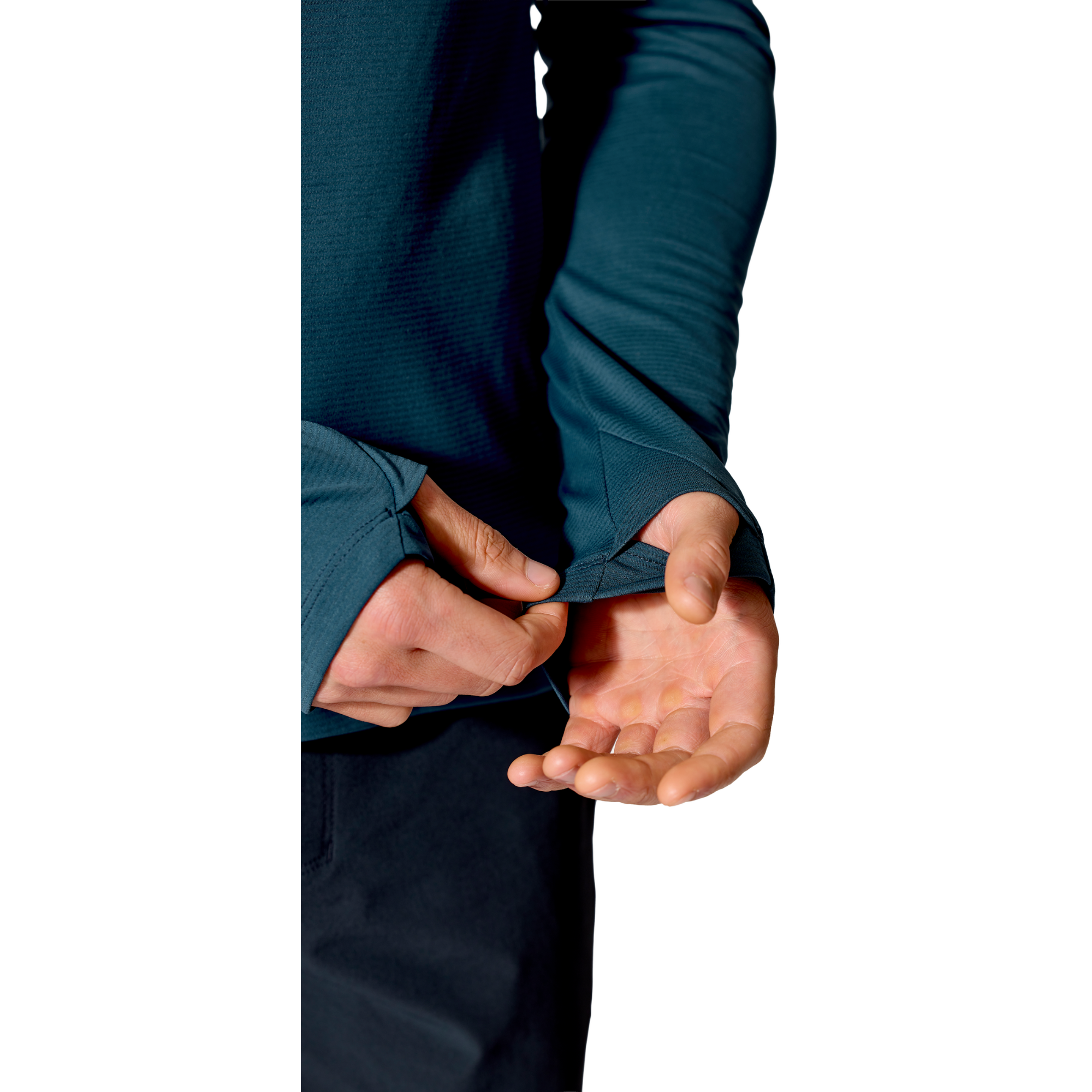 Rab Men's Force Long Sleeve UPF40 Technical Tee (Tempest Blue)