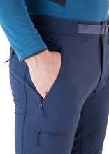 Load image into Gallery viewer, Rab Men&#39;s Incline AS Softshell Trousers (Deep Ink)
