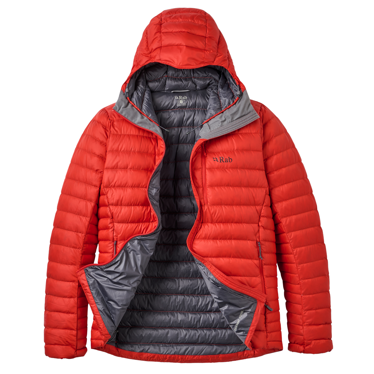 Rab Men's Microlight Alpine Hooded Down Insulated Jacket Dark Horizon DKH QDB-92