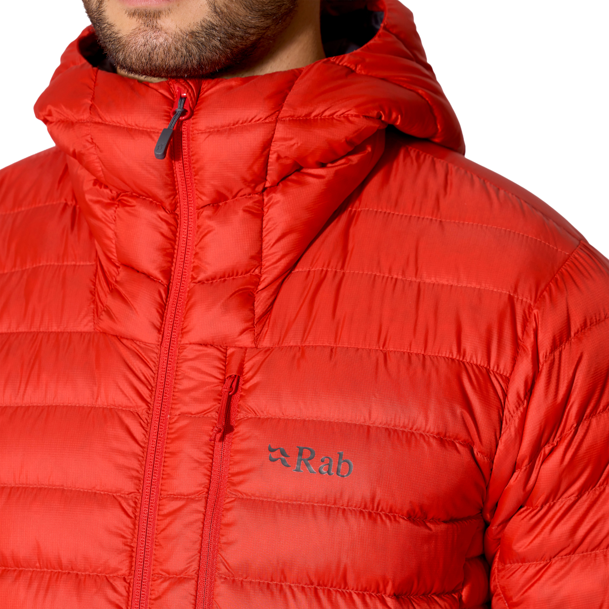 Rab Men's Microlight Alpine Hooded Down Insulated Jacket Dark Horizon DKH QDB-92
