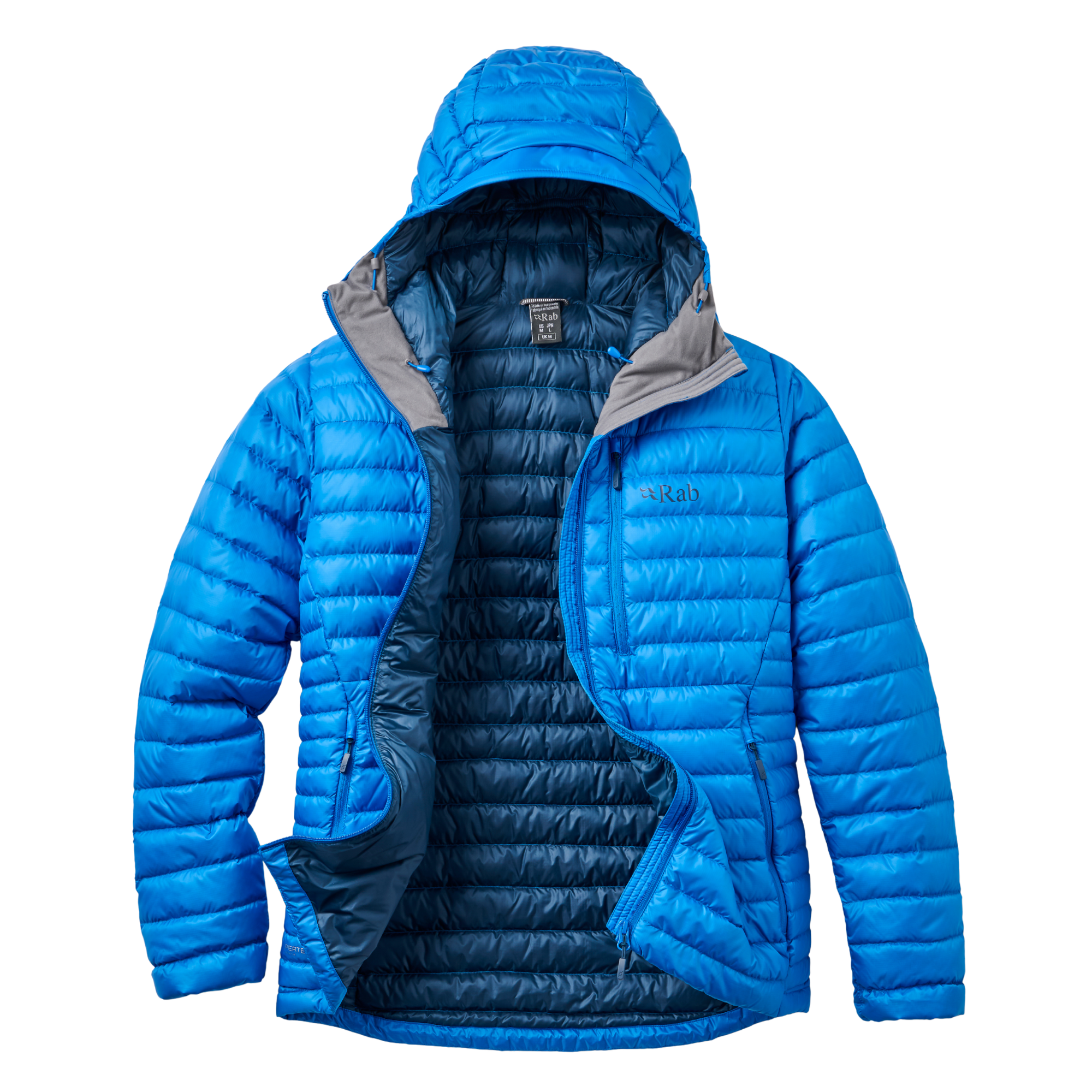 Rab Men's Microlight Alpine Hooded Down Insulated Jacket (Maya Blue)