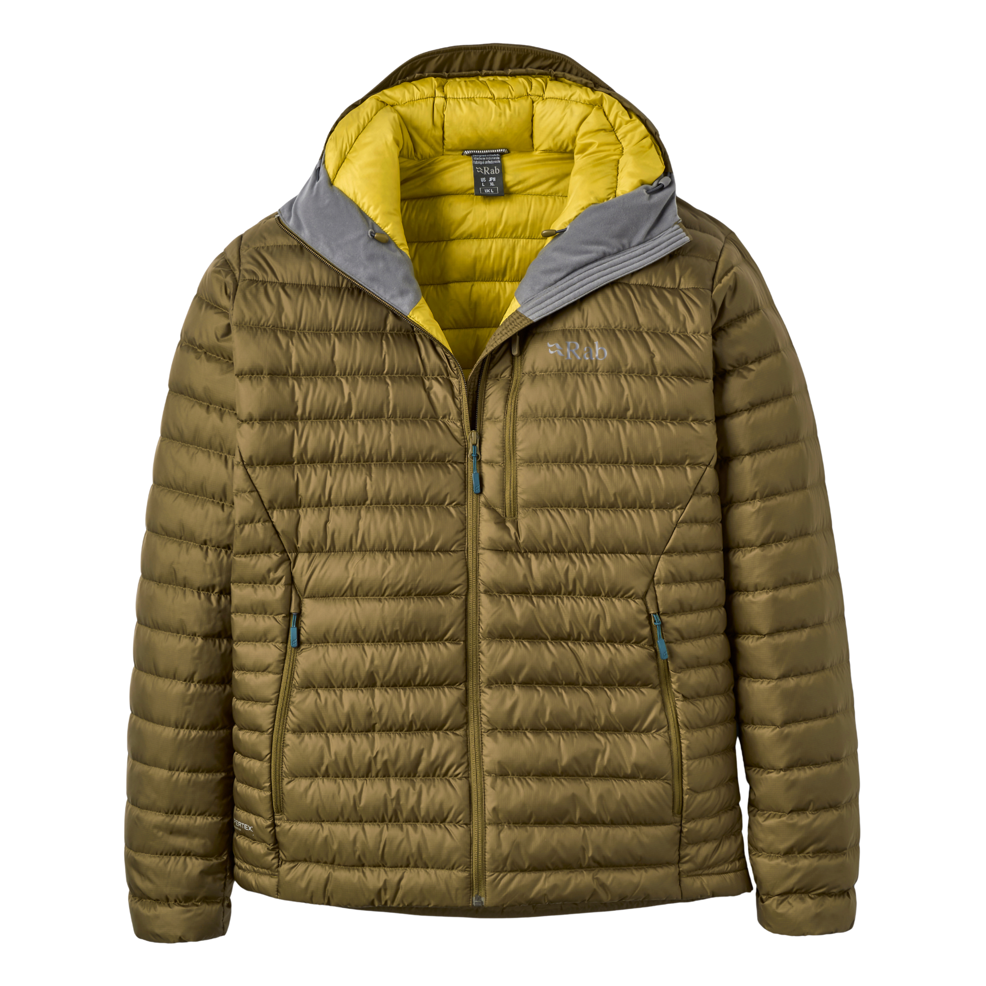 Rab Men's Microlight Alpine Hooded Down Insulated Jacket (Oak)