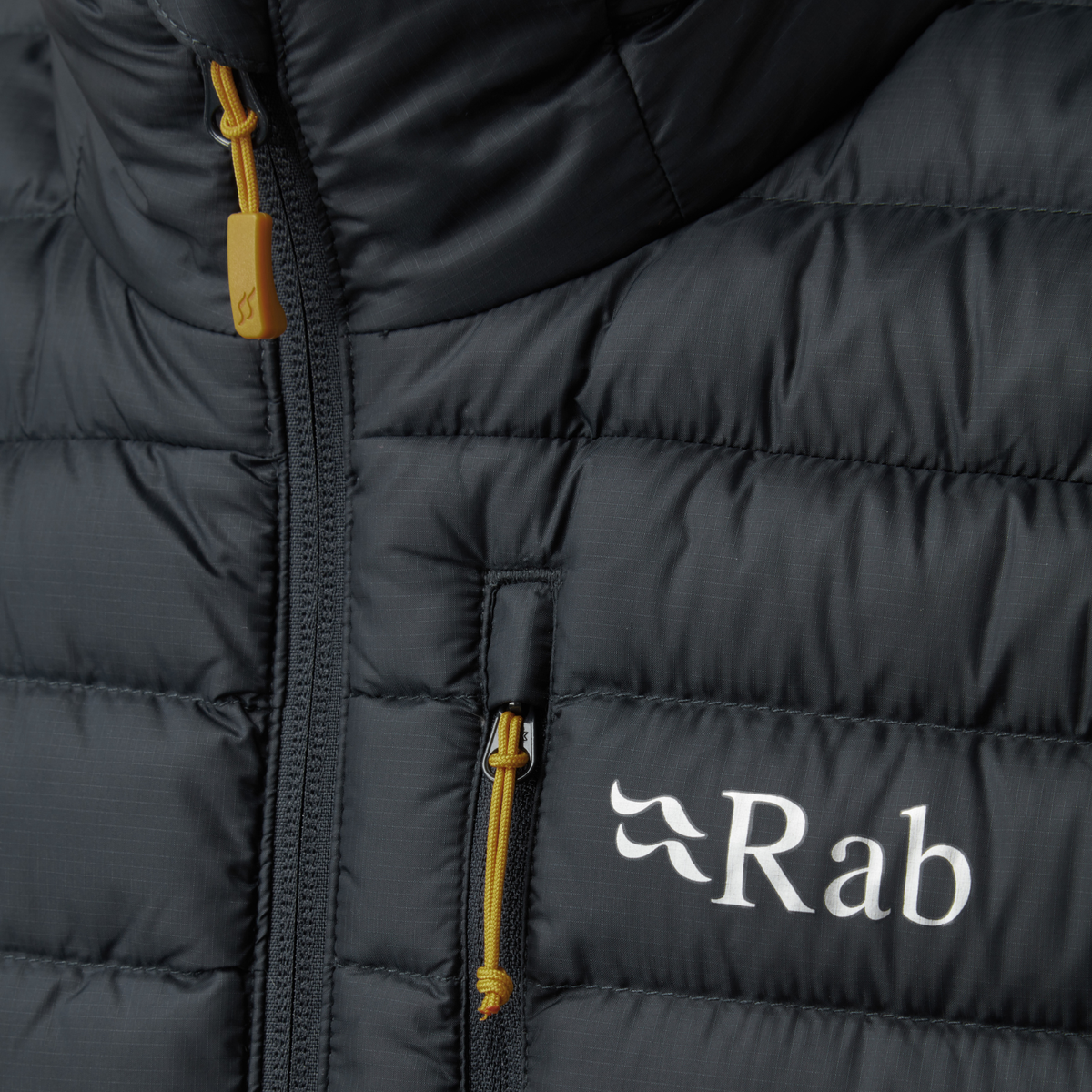 Rab Men's Microlight Down Insulated Body Warmer Vest BE Beluga QDB-18
