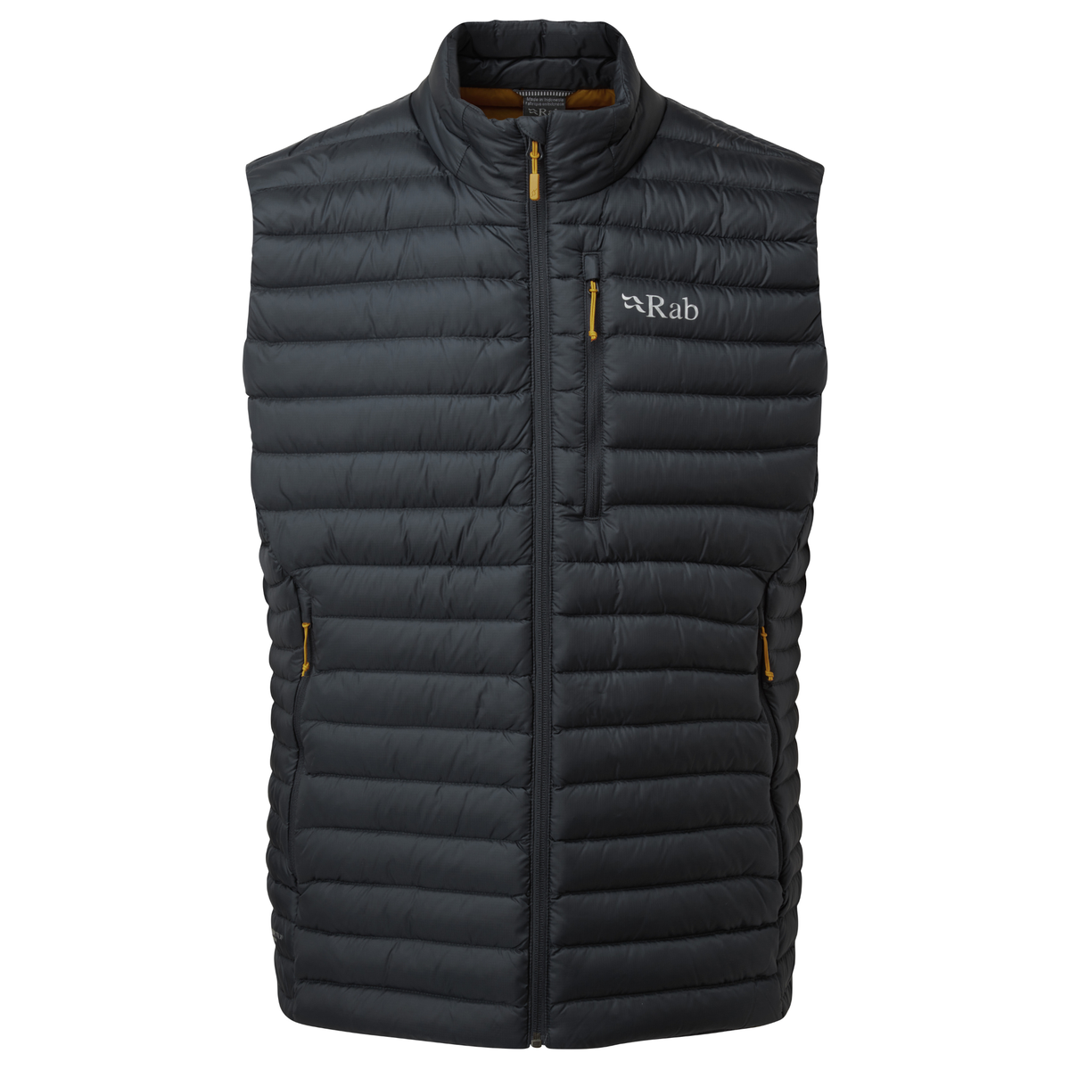Rab Men's Microlight Down Insulated Body Warmer Vest BE Beluga QDB-18