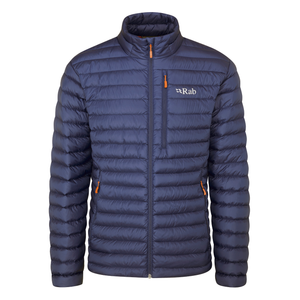 Rab Men's Microlight Insulated Down Jacket (Deep Ink/Marmalade)