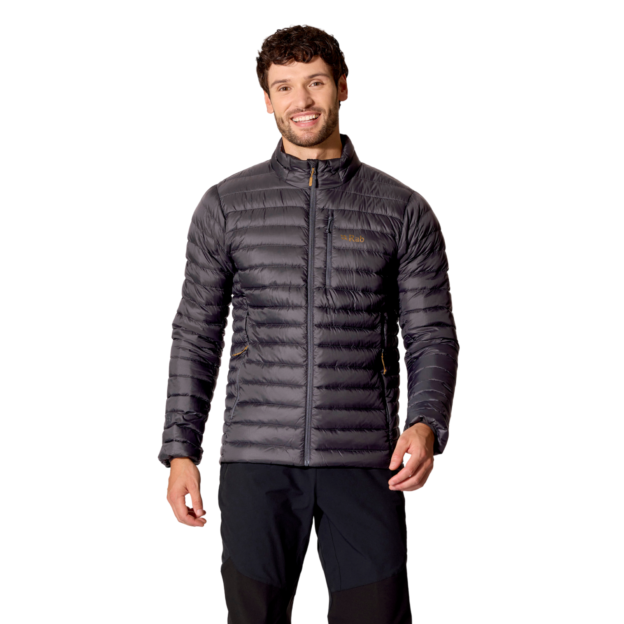 Rab Men's Microlight Insulated Down Jacket Anthracite ANT QDB-94