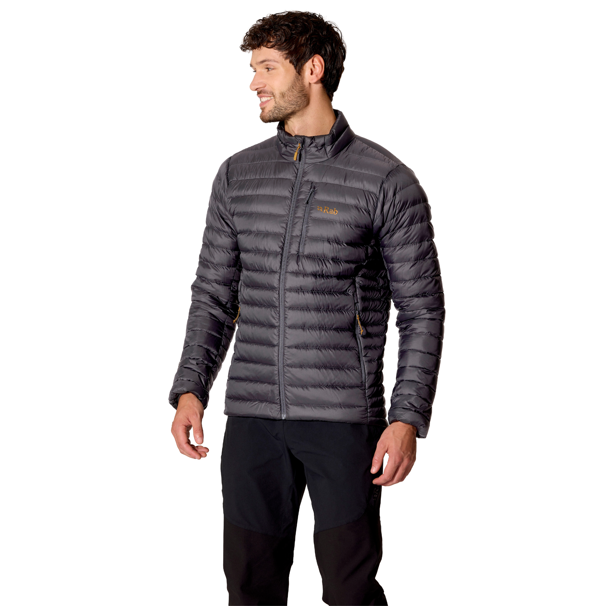 Rab Men's Microlight Insulated Down Jacket Anthracite ANT QDB-94