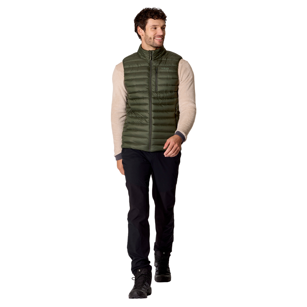 Rab Men's Microlight Vest Army ARM QDB-96