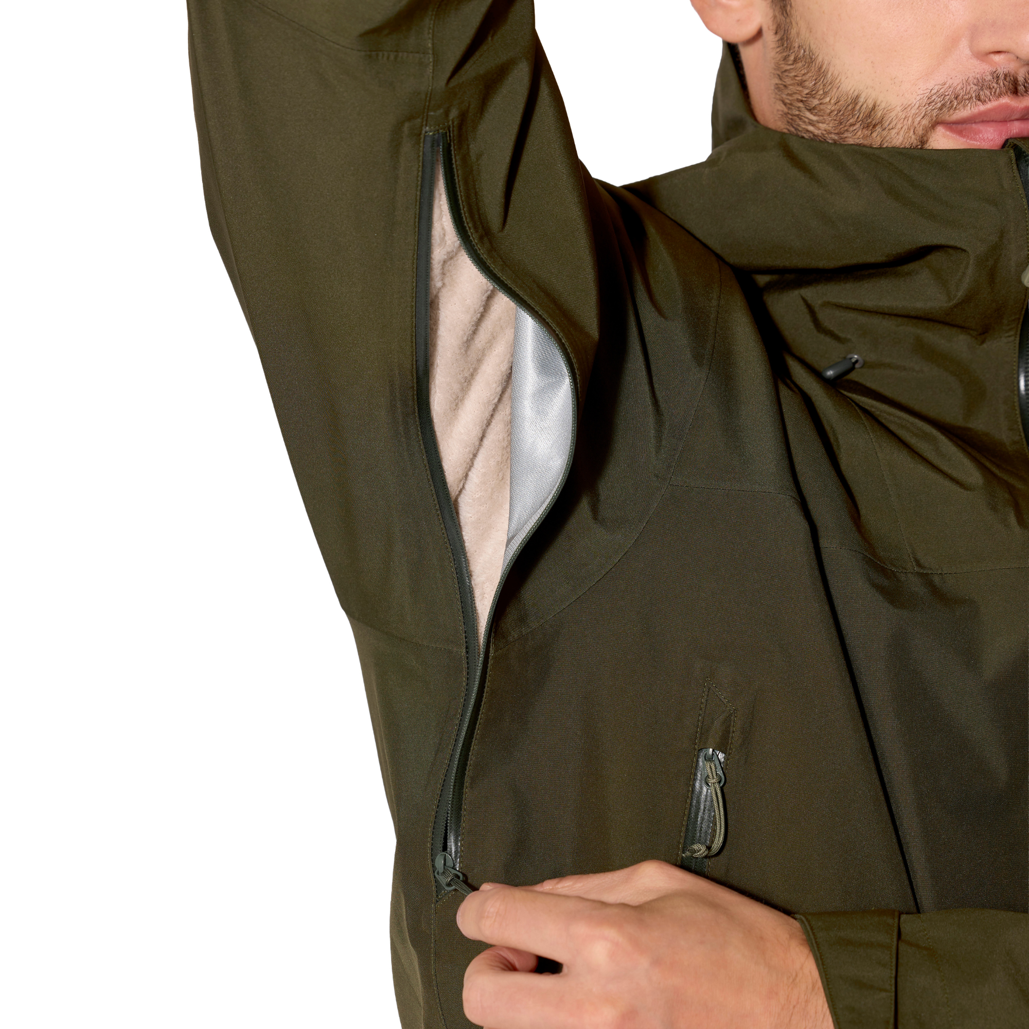 Rab Men's Namche 3L Gore-Tex Waterproof Jacket Army ARM QWI-87