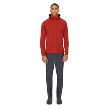 Load image into Gallery viewer, Rab Men&#39;s Nexus Full Zip Hooded Fleece (Tuscan Red)
