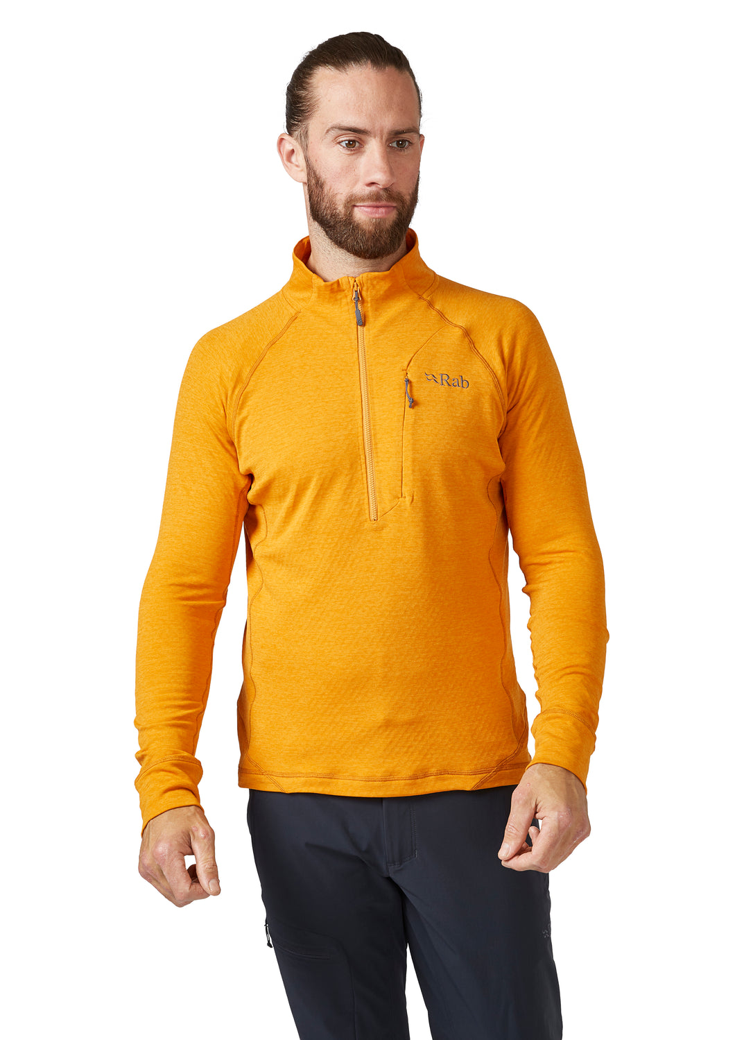 Rab Men's Nexus Pull-On Half Zip Fleece Top (Marmalade)