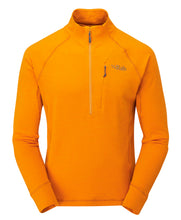 Load image into Gallery viewer, Rab Men&#39;s Nexus Pull-On Half Zip Fleece Top (Marmalade)
