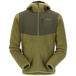 Rab Men's Outpost Full Zip Hooded Fleece (Chlorite Green)
