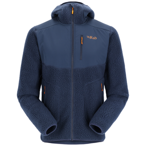 Rab Men's Outpost Full Zip Hooded Fleece (Deep Ink)