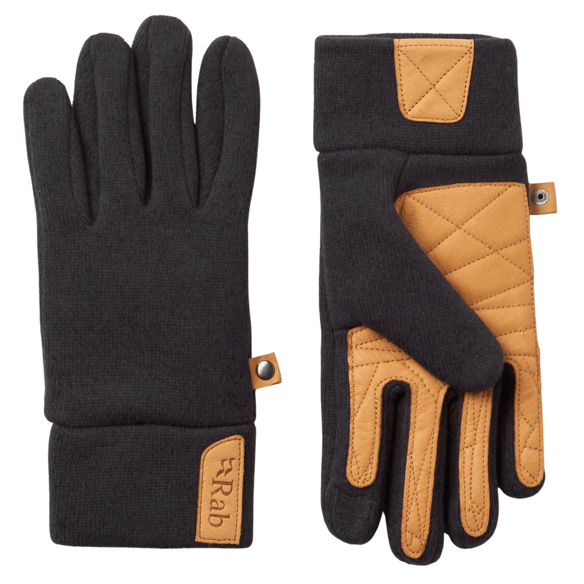 Rab Men's Ridge Gloves Ebony EBN QAJ-73