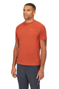 Rab Men's Sonic Short Sleeve Technical Tee (Red Clay)