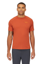 Load image into Gallery viewer, Rab Men&#39;s Sonic Short Sleeve Technical Tee (Red Clay)
