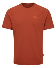 Load image into Gallery viewer, Rab Men&#39;s Sonic Short Sleeve Technical Tee (Red Clay)
