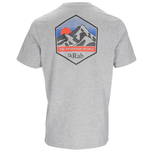 Load image into Gallery viewer, Rab Men&#39;s Stance Mountain Peak Organic Cotton Short Sleeve Tee (Grey Marl)
