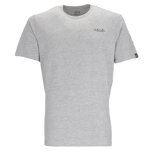Load image into Gallery viewer, Rab Men&#39;s Stance Mountain Peak Organic Cotton Short Sleeve Tee (Grey Marl)
