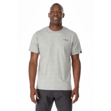 Load image into Gallery viewer, Rab Men&#39;s Stance Mountain Peak Organic Cotton Short Sleeve Tee (Grey Marl)
