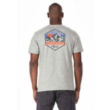 Load image into Gallery viewer, Rab Men&#39;s Stance Mountain Peak Organic Cotton Short Sleeve Tee (Grey Marl)

