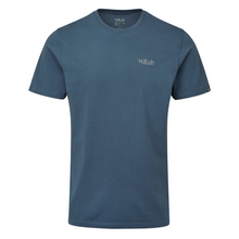 Load image into Gallery viewer, Rab Men&#39;s Stance Mountain Peak Short Sleeve Tee (Orion Blue)
