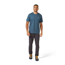 Load image into Gallery viewer, Rab Men&#39;s Stance Mountain Peak Short Sleeve Tee (Orion Blue)
