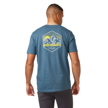 Load image into Gallery viewer, Rab Men&#39;s Stance Mountain Peak Short Sleeve Tee (Orion Blue)
