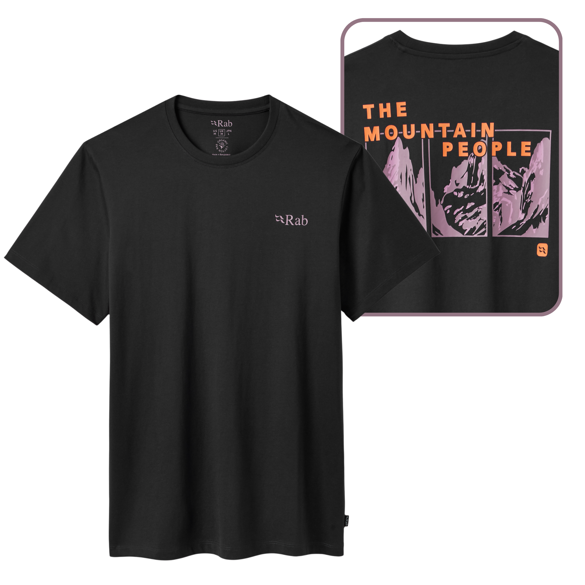 Rab Men's Stance Pitch Organic Cotton Short Sleeve Tee (Beluga)