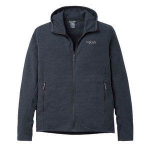 Rab Men’s Stavel Hooded Full Zip Fleece (Beluga)