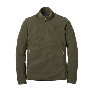 Rab Men's Stavel Pull-On Half Zip Fleece Top (Army)