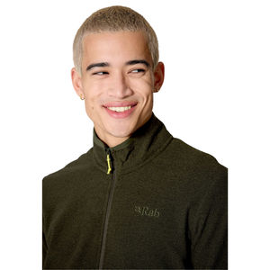 Rab Men's Stavel Pull-On Half Zip Fleece Top (Army)