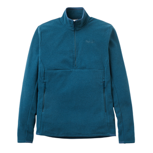 Rab Men's Stavel Pull-On Half Zip Fleece Top (Tempest Blue)