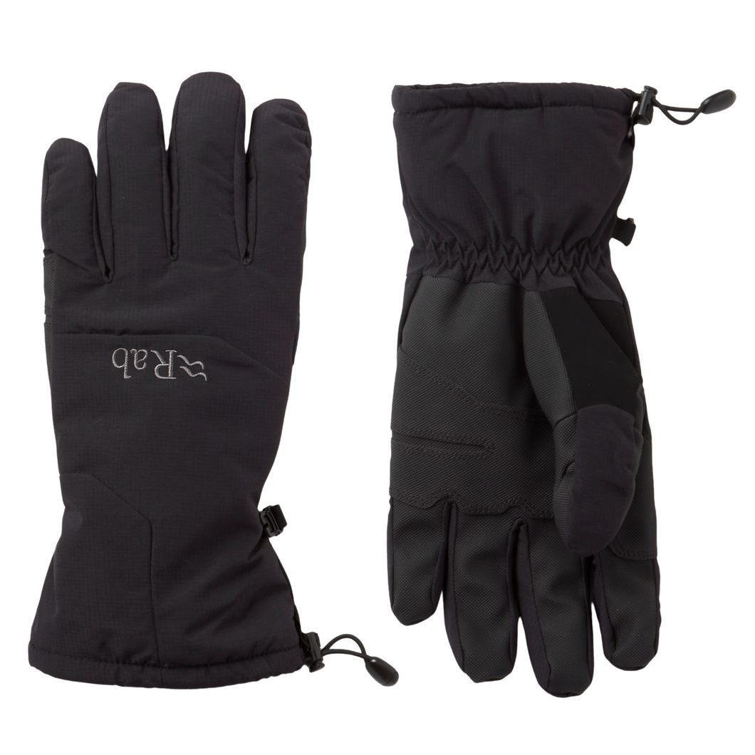 Rab Men’s Storm Waterproof Insulated Gloves (Black)